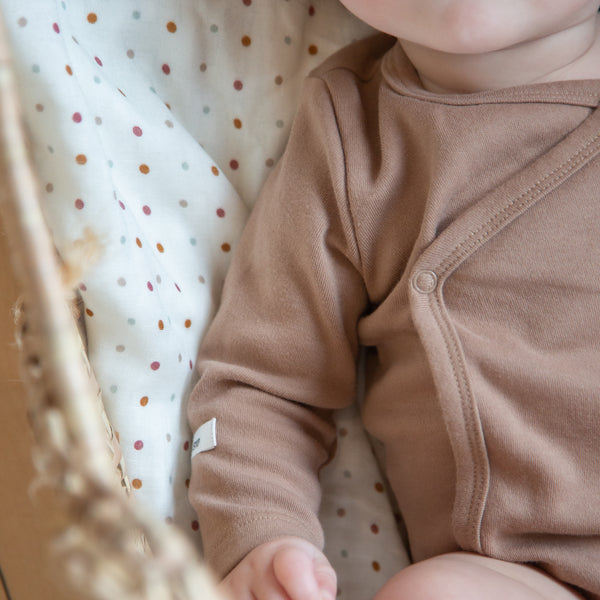 Cache-couche kimono pour bébés-Cappuccino