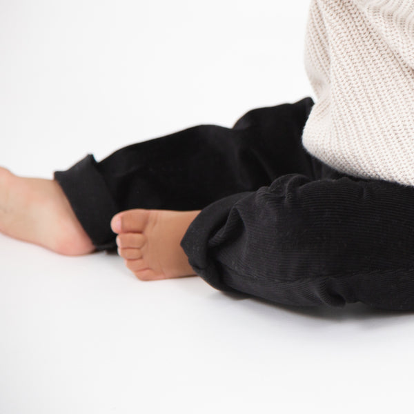 Trousers for babies and children-Black