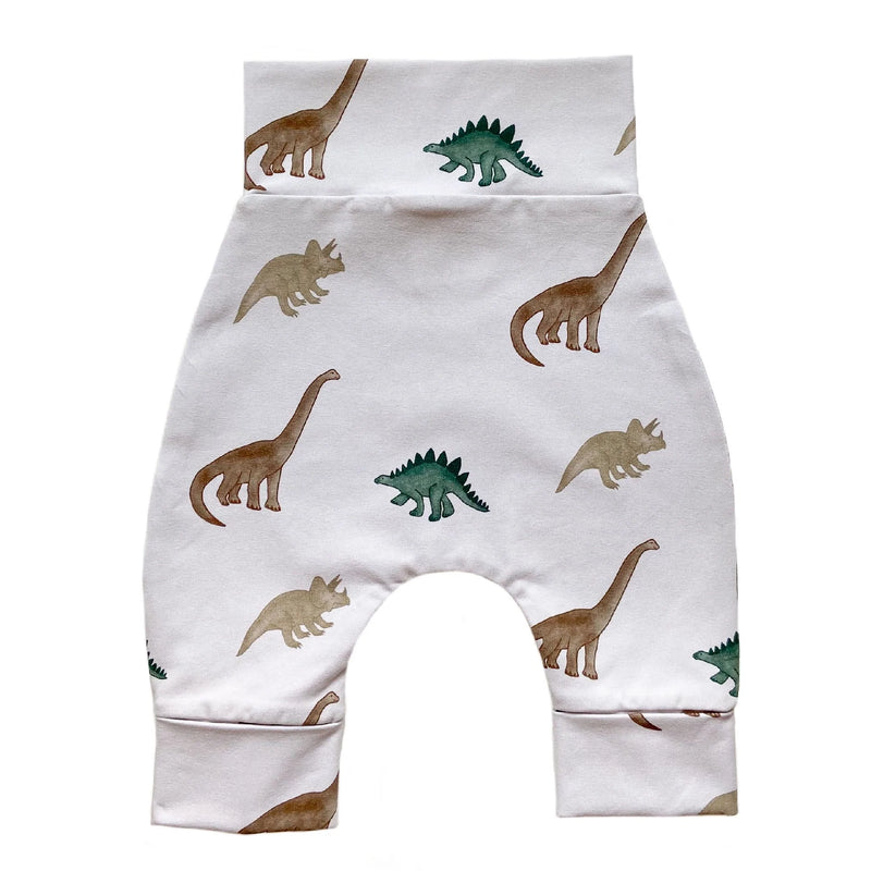 "Grow With Me" pants for babies and children - Dinosaurs