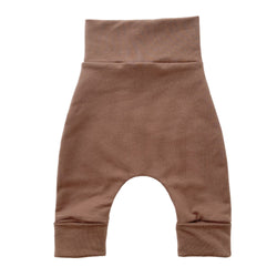 "Grow with me" pants for babies and children-Cappuccino