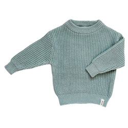 Grow With Me Babies and Children Knit Sweater - Mint