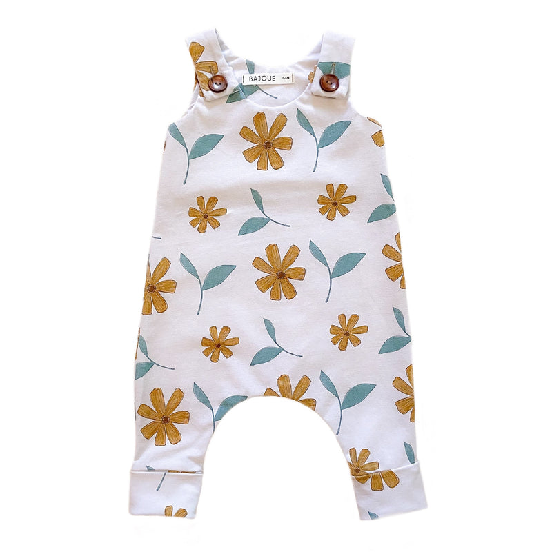 Romper for babies and children-Sunflower