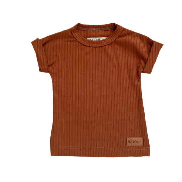 Unisex bamboo T-shirt - Rust